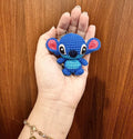Handmade Crochet Stitch Amigurumi Keychain – Cute Mini Alien Charm 💙